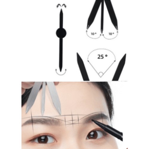 Herramienta para alineación de cejas