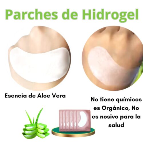 Parches orgánicos de aloe de vera