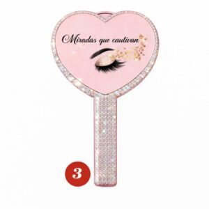 Espejos de Corazón con Diamantes - 3 Miradas que cautivan