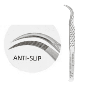 La pinza A-01, equipada con nanotecnología antideslizante y una precisa punta curva, te brinda máximo control y comodidad en cada tarea. Perfecta tanto para el aislamiento como para la fabricación de abanicos, ya sea con pestañas tecnológicas o tradicionales.