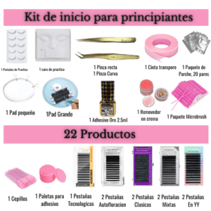 kit de inicio para lashista