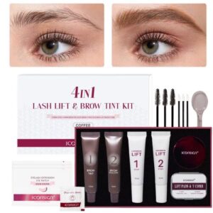 El 4 en 1 Lash Lift & Brow Tint Kit es el kit más completo de nuestra línea ICONSIGN. Reúne en un solo producto todo lo que necesitas para lograr resultados profesionales en lifting de pestañas y tintado de cejas, con una fórmula mejorada y accesorios incluidos para facilitar cada paso. ✨ Todo en un solo kit, más práctico, más completo y con mejores resultados. Incluye: • Paso 1 (lifting) • Paso 2 (fijación) • Tinte para cejas • Tinte para pestañas • Bálsamo mejorado • 5 pares de moldes • 10 cintas • 1 par de guantes • 3 pares de parches • 3 cepillos • 3 aplicadores • 1 cuchara