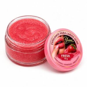 Exfoliante para labios con aroma a fresas