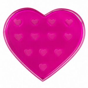 Base Fría para Adhesivo en Forma de Corazón