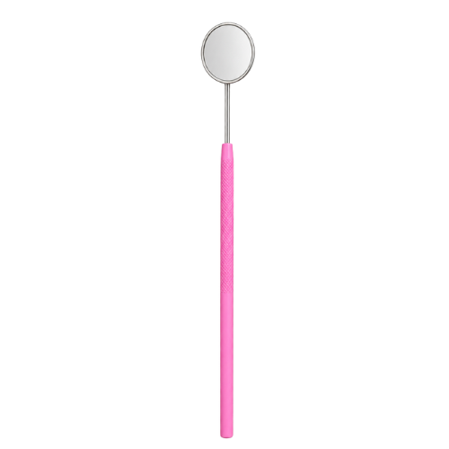 Espejo Explorador Metal Rosado Verifica cada aplicación de pestañas con este espejo explorador súper chic en color rosado metálico, ideal para complementar tu cabina y accesorios de trabajo. ✨ Su diseño moderno y elegante no solo aporta estilo, sino también comodidad y precisión durante tus aplicaciones. Fabricado en metal resistente, ofrece mayor durabilidad y firmeza para un uso profesional diario.